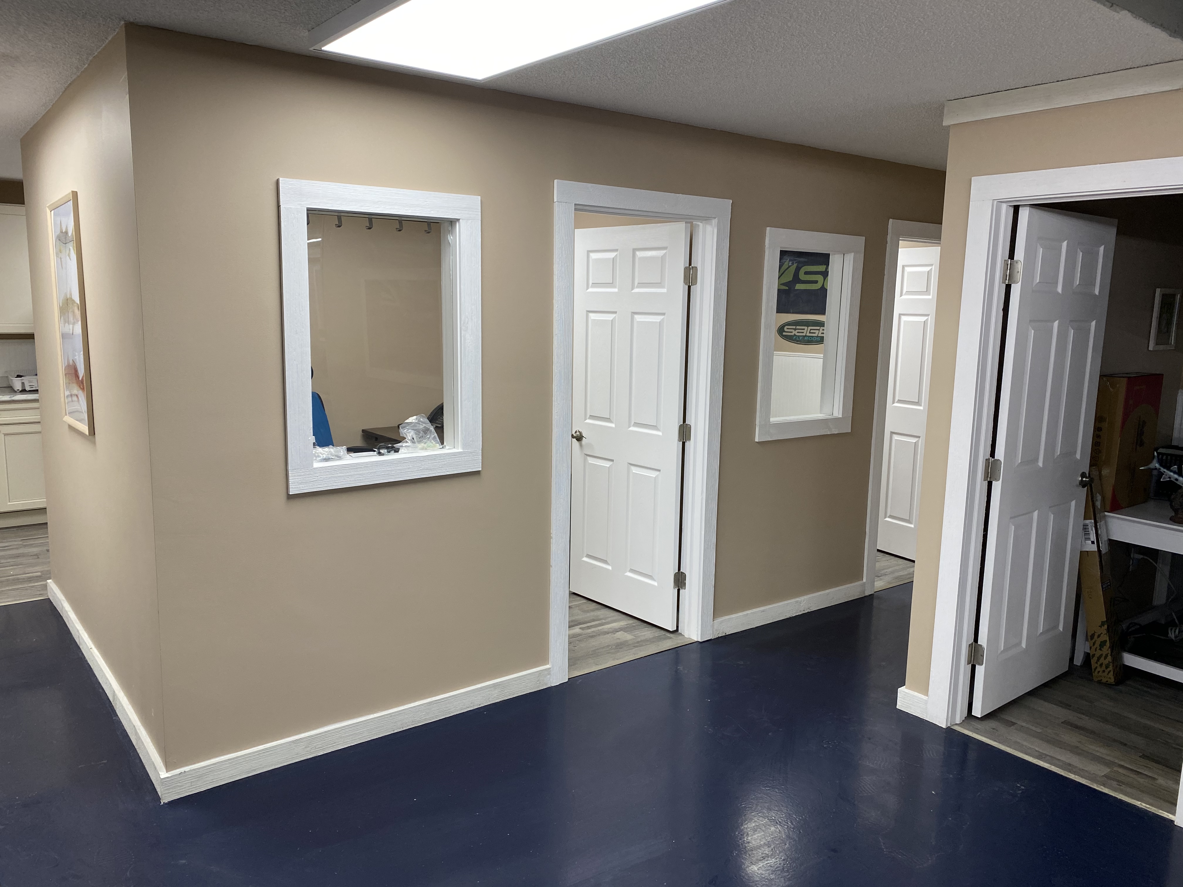 The offices for Parker, Kyle and the Customer Service crew of Ryan and co.