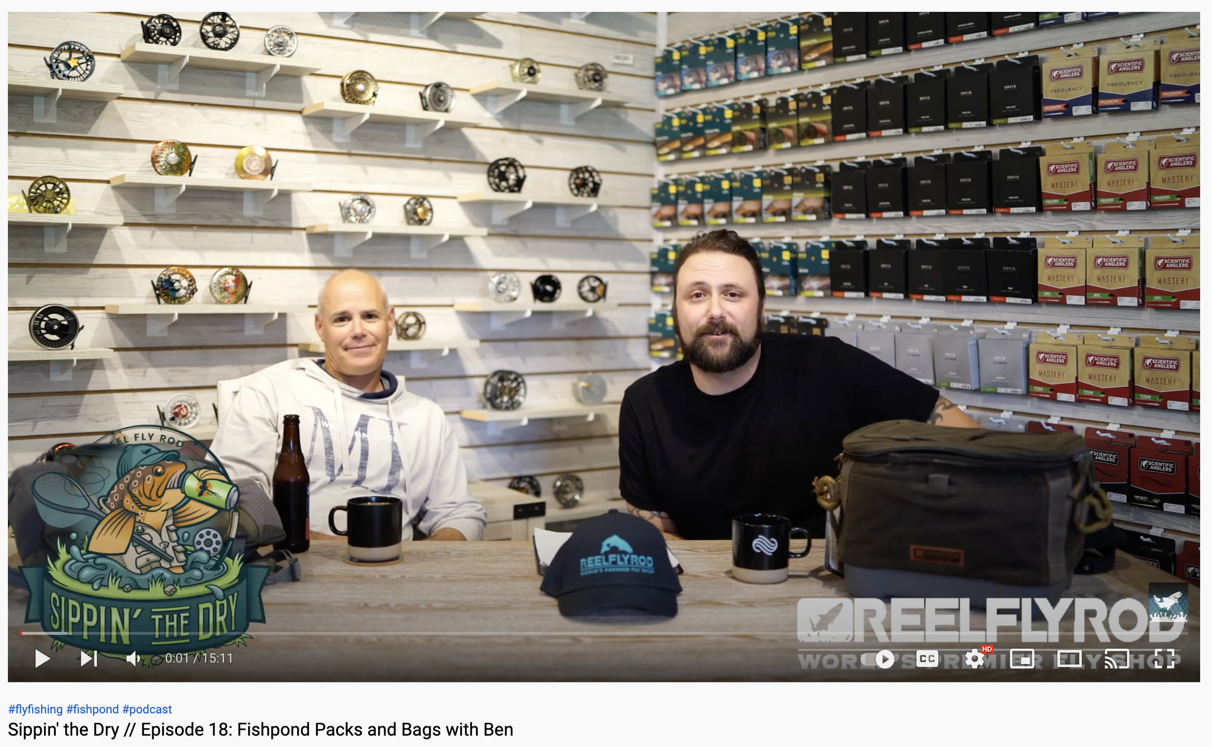Sippin' the Dry Episode 18:  Fishpond Packs and Bags with Rep Ben Hunting