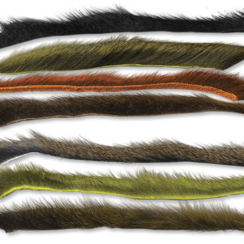 Pine Squirrel Hide Zonker Strips