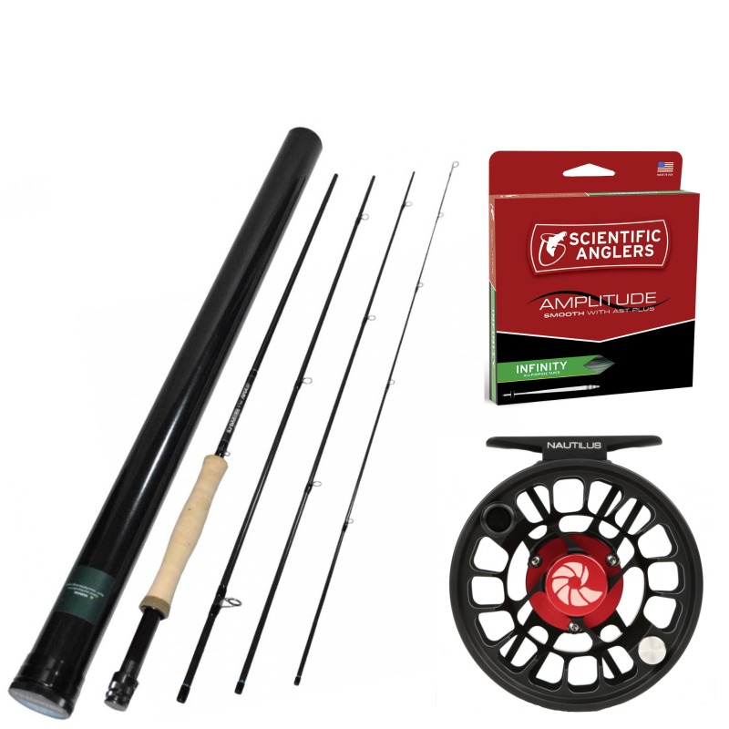 G Loomis NRX+ 6100-4 Fly Rod : 6wt, 10'0