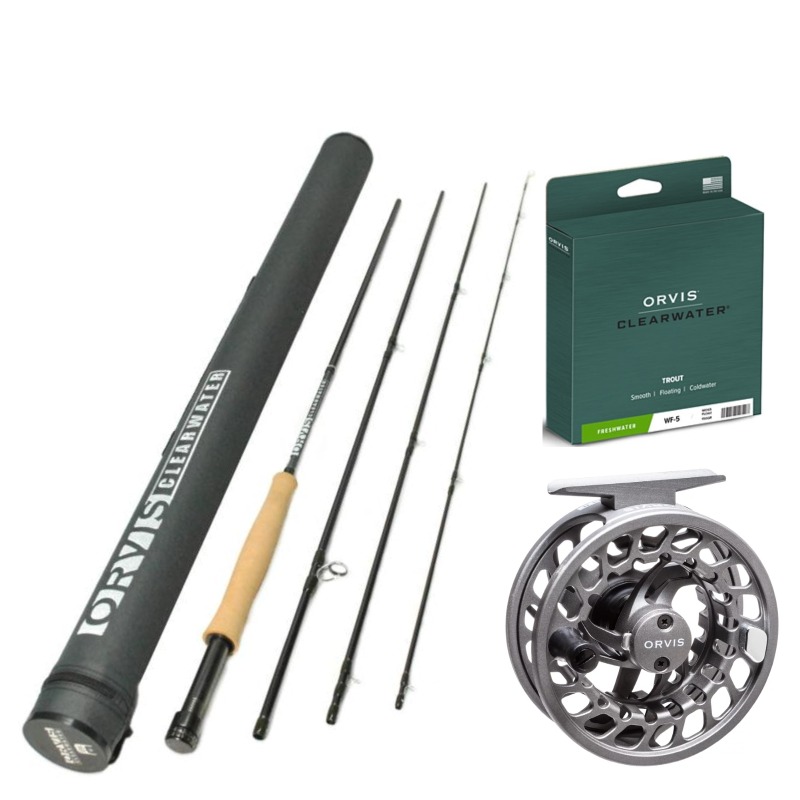 Orvis Clearwater 865-6 Travel Fly Rod Combo