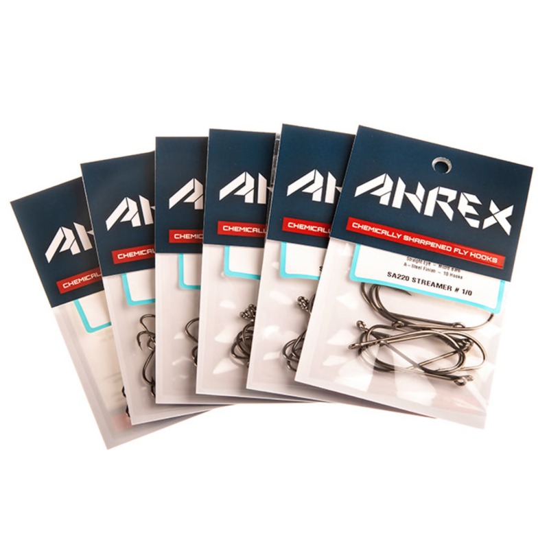 Ahrex SA220 Saltwater Streamer Hooks 10pk - ReelFlyRod