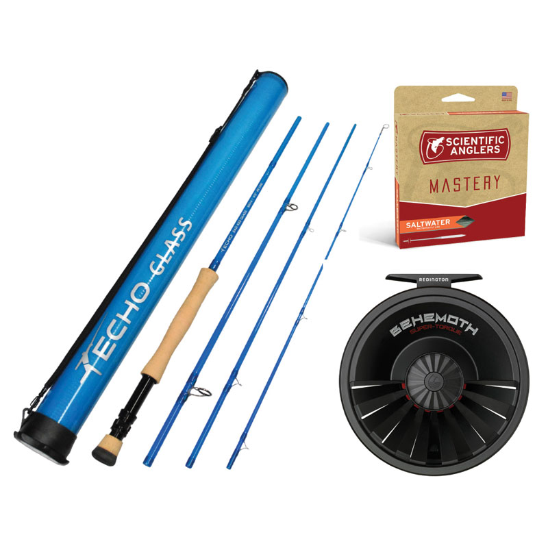 Echo Bad Ass Glass Quickshot 10wt Fly Rod Combo - ReelFlyRod