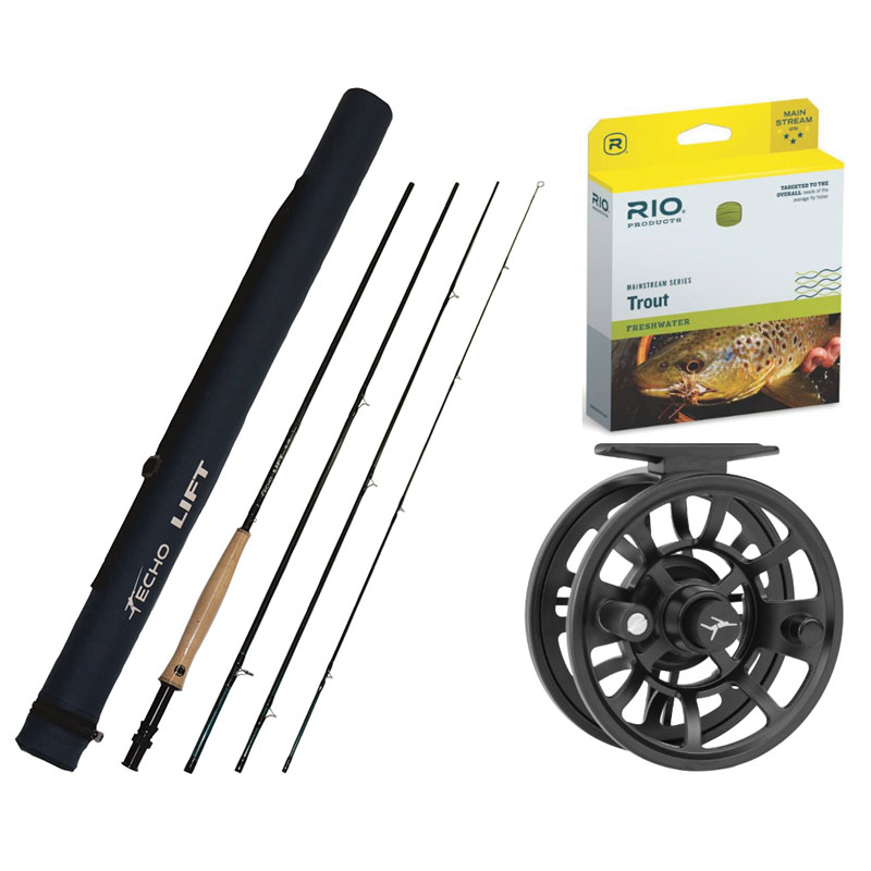 4wt 8'0" Echo Base 480-4 Fly Rod Outfit 