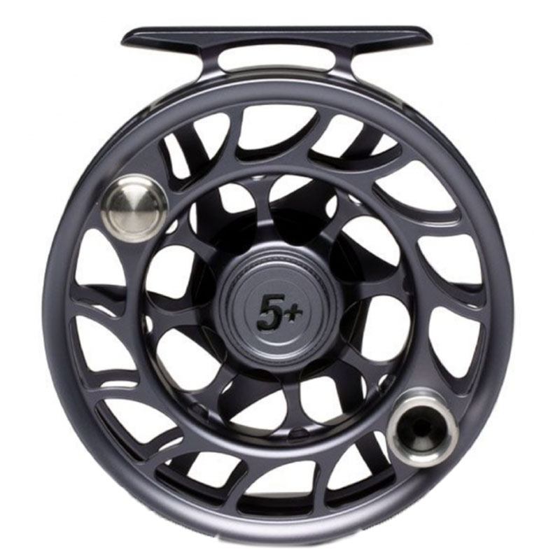 Hatch Iconic 5 Plus Fly Reel Grey/Black / Large Arbor