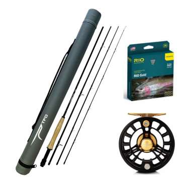 TFO Pro III 376-4 Fly Rod Combo