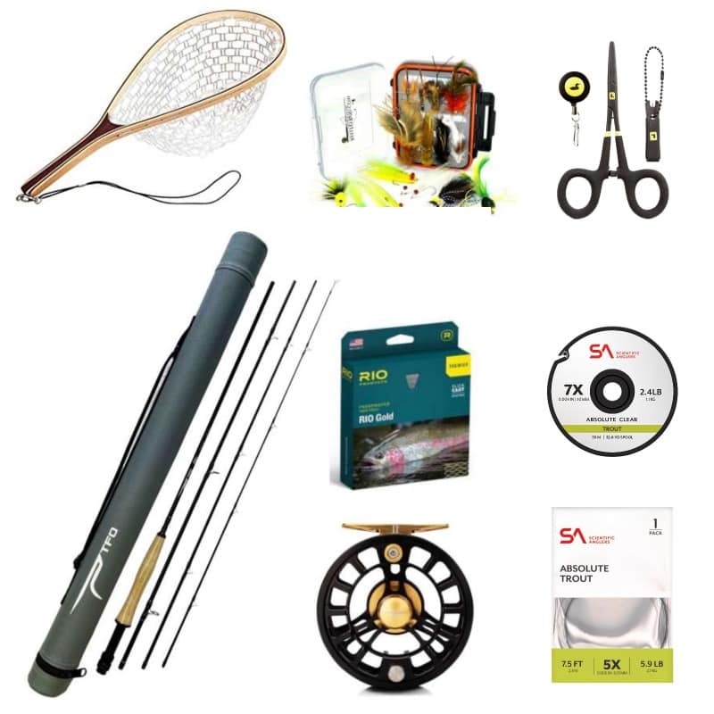 TFO Pro III Fly Fishing Combo Package ReelFlyRod