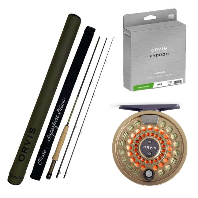 Orvis Superfine Glass 805-4 Fly Rod Combo - ReelFlyRod