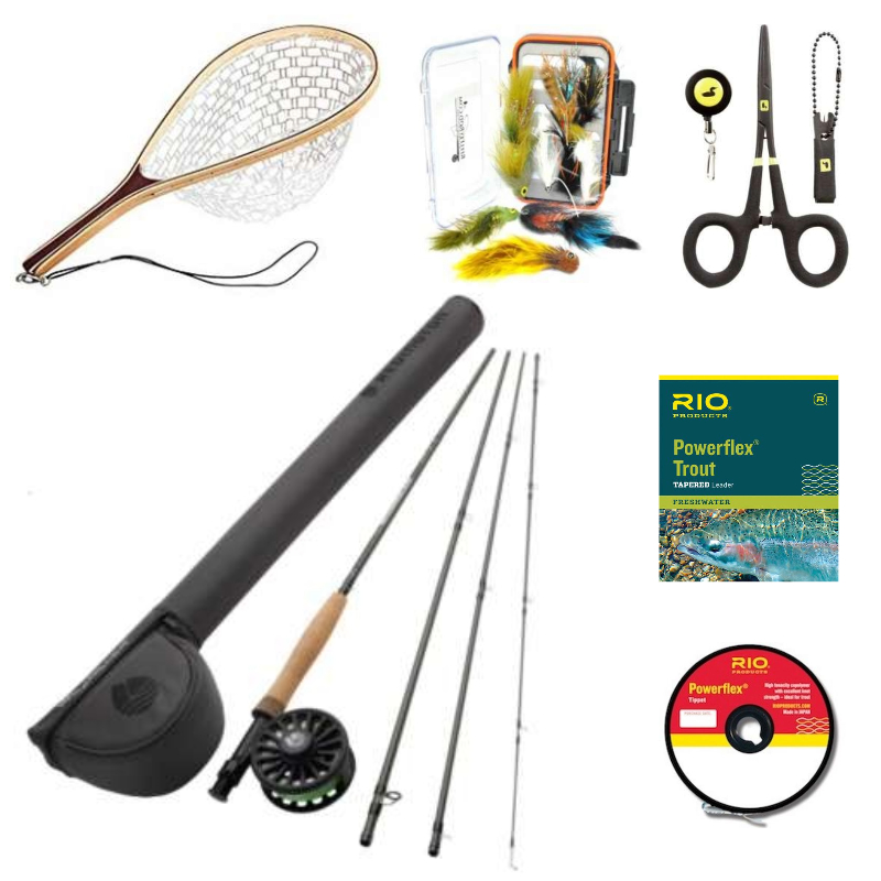 Ross Journey Kids Fly Fishing Rod and Reel Combod - sporting goods