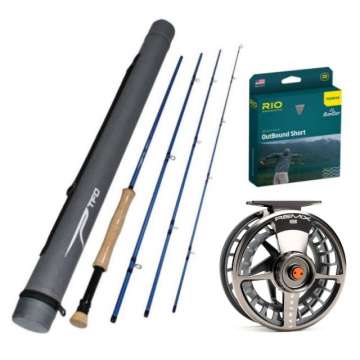 TFO Axiom II-X 890-4 Fly Rod Combo