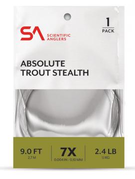 SA Absolute Trout Stealth Leader 1pk